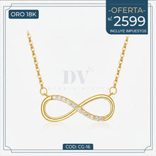 Cargar imagen en el visor de la galería, Collar Infinite Silver