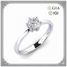 Cargar imagen en el visor de la galería, Anillo Esplendor Esmeralda Plata