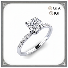 Cargar imagen en el visor de la galería, Anillo Beso de Oro Plata
