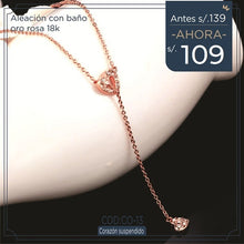 Cargar imagen en el visor de la galería, Collar Corazón Suspendido