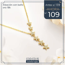 Cargar imagen en el visor de la galería, Collar Estrella Fugaz