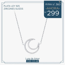 Cargar imagen en el visor de la galería, Collar Luna de amor