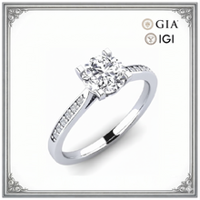 Cargar imagen en el visor de la galería, Anillo Promesa Divina Plata