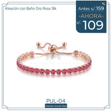 Cargar imagen en el visor de la galería, Pulsera Atenea Scarlet Red