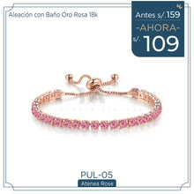 Cargar imagen en el visor de la galería, Pulsera Atenea Rose