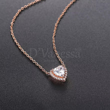 Cargar imagen en el visor de la galería, Collar Corazón Brillante