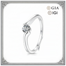 Cargar imagen en el visor de la galería, Anillo Fusión de amor Plata
