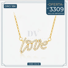Cargar imagen en el visor de la galería, Collar Love Silver
