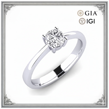 Cargar imagen en el visor de la galería, Anillo Aura Romántica Plata
