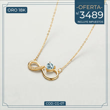 Cargar imagen en el visor de la galería, Collar Corazón Infinito
