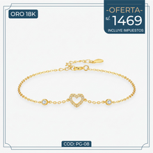 Cargar imagen en el visor de la galería, Pulsera Tierno Corazón
