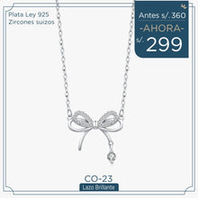 Cargar imagen en el visor de la galería, Collar Lazo Brillante
