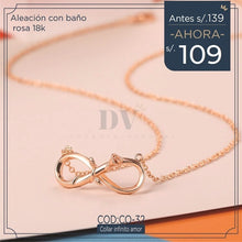 Cargar imagen en el visor de la galería, Collar Infinito Amor
