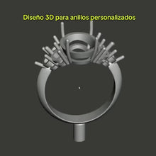 Cargar y reproducir el video en el visor de la galería, Anillo Amor Infinito Plata
